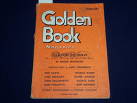1935 JANUARY GOLDEN BOOK MAGAZINE - MANN - PIRANDELLO - ST 3367D