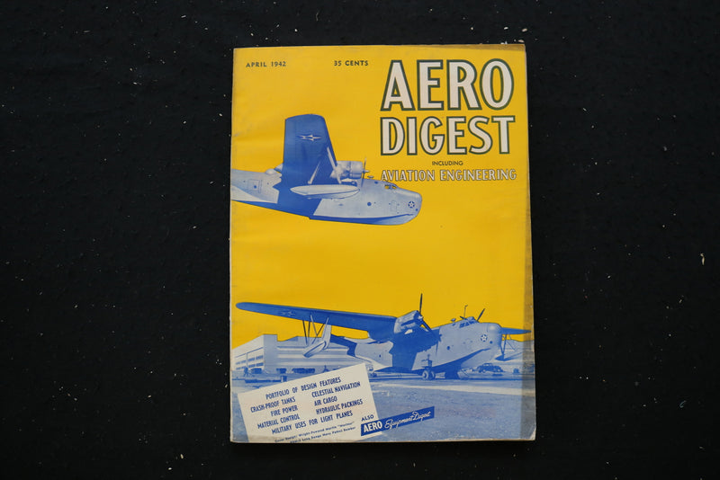 1942 APRIL AERO DIGEST MAGAZINE - MARTIN 
