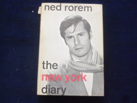 1967 THE NEW YORK DIARY HARDCOVER BOOK BY NED ROREM - 1ST EDITION - KD 9183