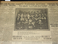 1907 MARCH 10 THE BOSTON HERALD - THOUSANDS AT AUTO SHOW'S FIRST NIGHT - BH 387