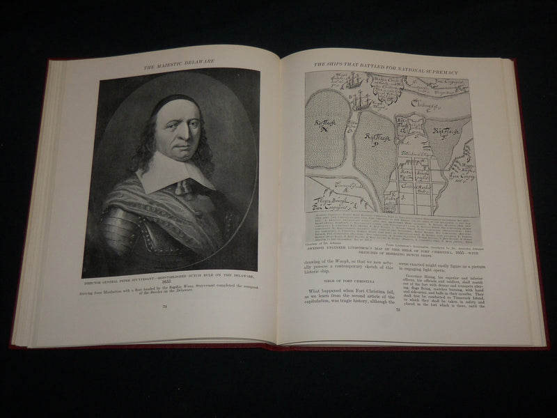 1929 THE MAJESTIC DELAWARE NATION'S HISTORIC RIVER BOOK BY BRANDT - R 706E