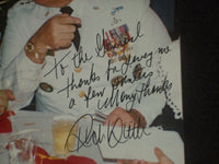 RICH LITTLE TO GENERAL SCHWARTZKOPF AUTOGRAPHED 8X10 COLOR PHOTOGRAPH - J 6270