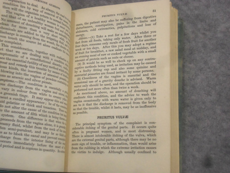 1952 FEMININE AILMENTS PREVENTION AND RELIEF BY KENNETH D. BASHAM D.O.- KD 2760M