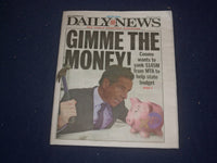 2021 FEBRUARY 12 NEW YORK DAILY NEWS NEWSPAPER - CUOMO WANTS MTA $145 FOR BUDGET