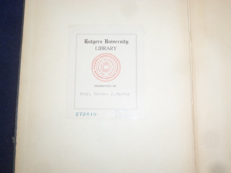 1938 TUBERCULOSIS AND LEPROSY-SYMPOSIUM SERIES- VOL 1 - HARDCOVER BOOK - KD 9103