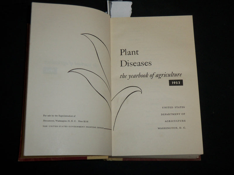 1953 PLANT DISEASES YEARBOOK OF AGRICULTURE HARDCOVER BOOK - KD 6657