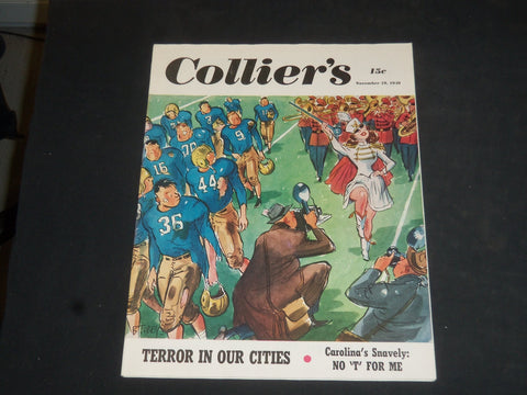 1949 NOVEMBER 19 COLLIER'S MAGAZINE - TERROR IN OUR CITIES - SP 8341