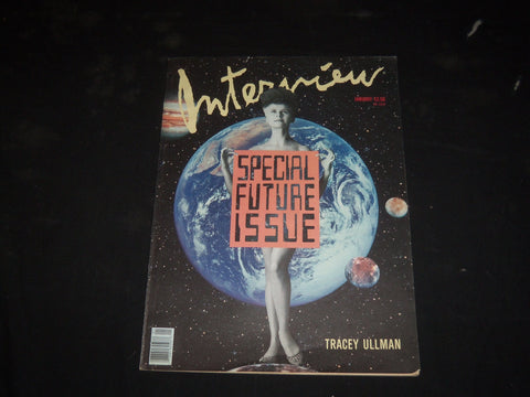 1989 JANUARY INTERVIEW MAGAZINE - TRACEY ULLMAN COVER - SP 3241