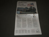 2012 NOVEMBER 2 THE STAR-LEDGER NEWSPAPER - WE WILL COME BACK - NP 2450
