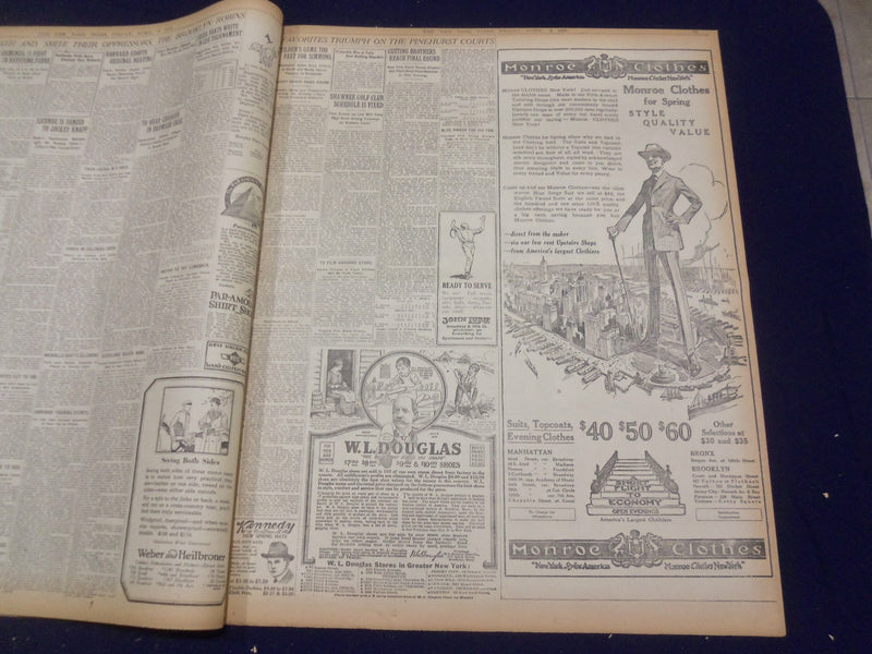 1920 APRIL 9 NEW YORK TIMES - RAIL STRIKE REACHES NEW YORK - NT 8285