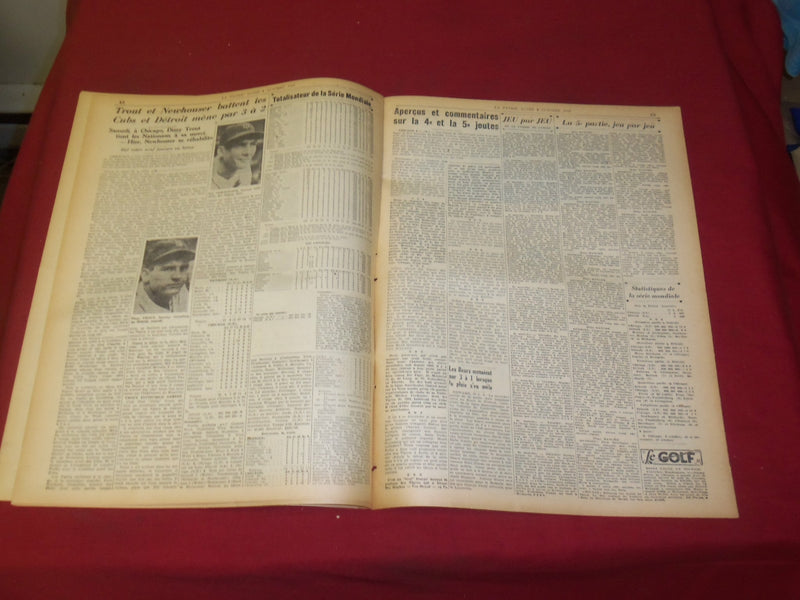 1945 OCT 8 LA PATRIE NEWSPAPER-FRENCH -HIROHITO LE SECRET DE PEARL HARBOR-FR1926