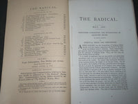 1865-1869 THE RADICAL MONTHLY MAGAZINE LOT OF 27 - NATURAL RELIGION - WR 1371