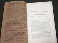 1847 HUNT'S MERCHANTS MAGAZINE AND COMMERCIAL REVIEW LOT OF 4 - WR 241O
