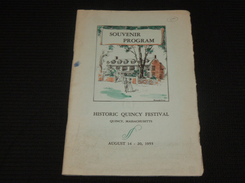 1955 HISTORIC QUINCY FESTIVAL PROGRAM - MASSACHUSETTS - J 7090