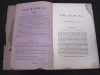 1868-1871 THE RADICAL MONTHLY MAGAZINE LOT OF 27 - NATURAL RELIGION - WR 46