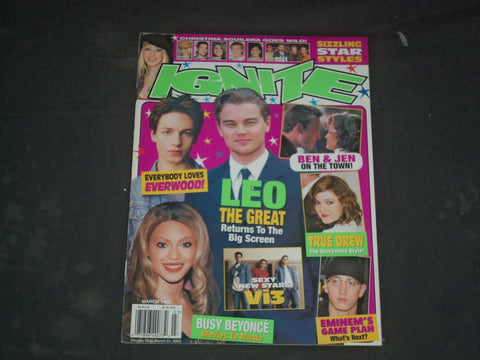 2003 MARCH IGNITE MAGAZINE - LEONARDO DICAPRIO COVER - B 591