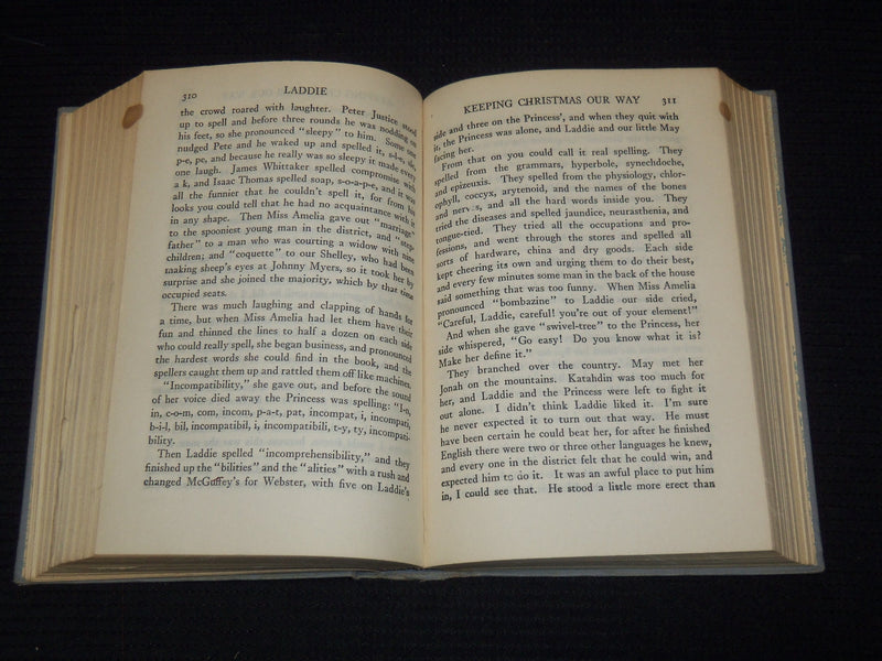 1913 LADDIE A TRUE BLUE STORM HARDCOVER BOOK BY PORTER - KD 7924