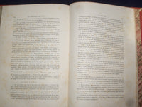 1843 LES MYSTERES DE PARIS VOLUME 1 HARDCOVER BOOK BY E. SUE - FRENCH - KD 8753