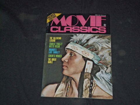 1973 JUNE MOVIE CLASSICS MAGAZINE - PREMIER EDITION - PHOTOS & STORIES - CW 1081