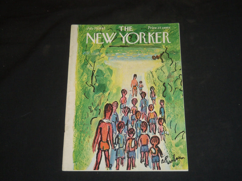 1963 JULY 20 THE NEW YORKER MAGAZINE - ILLUSTRATED COVER - NY 1161