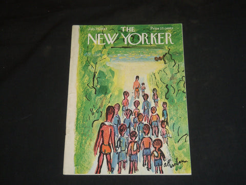 1963 JULY 20 THE NEW YORKER MAGAZINE - ILLUSTRATED COVER - NY 1161