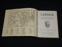 1952 LONDON BEAUTIFUL AND INTERESTING SIGHTS SOFTCOVER GUIDE - J 6963
