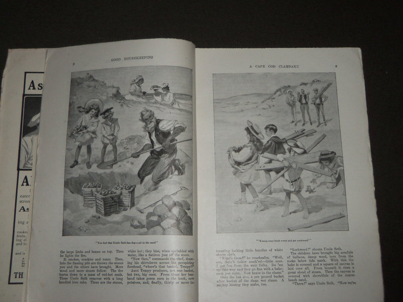 1907 JULY GOOD HOUSEKEEPING MAGAZINE - NICE ILLUSTRATIONS & ADS - J 3324