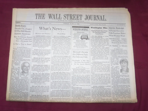 1999 JUNE 25 THE WALL STREET JOURNAL- JANICE HAMLIN, FURNITURE EXECUTIVE- WJ 235