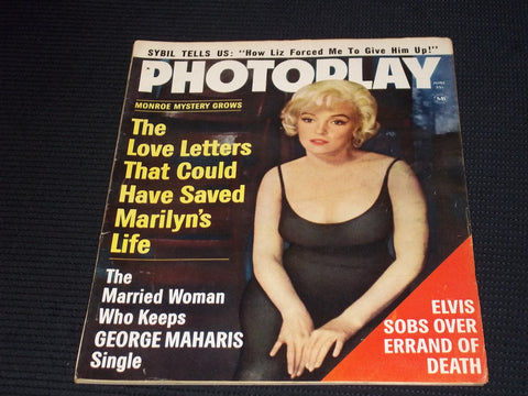 1963 JUNE PHOTOPLAY MAGAZINE - MARILYN MONROE FRONT COVER - E 16626