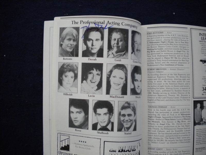 1983-1984 SIX CHARACTES IN SEARCH OF AN AUTHOR PROGRAM - TONY SHALOUB - J 8330