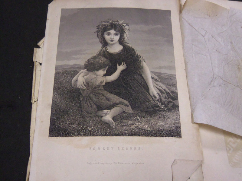 1865 PETERSON'S LADIES NATIONAL MAGAZINE LOT OF 3 - GREAT PATTERNS - WR 591H