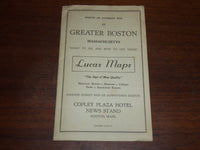 1900'S POINTS OF INTEREST MAP OF GREATER BOSTON MASSACHUSETTS - K 1168