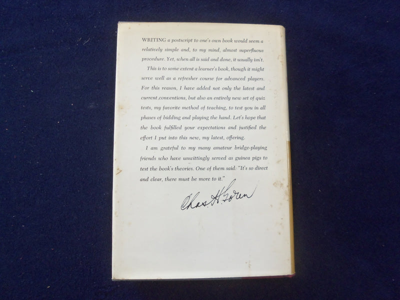 1964 GOREN'S BRIDGE COMPLETE HARDCOVER BOOK BY CHARLES H. GOREN - KD 8607