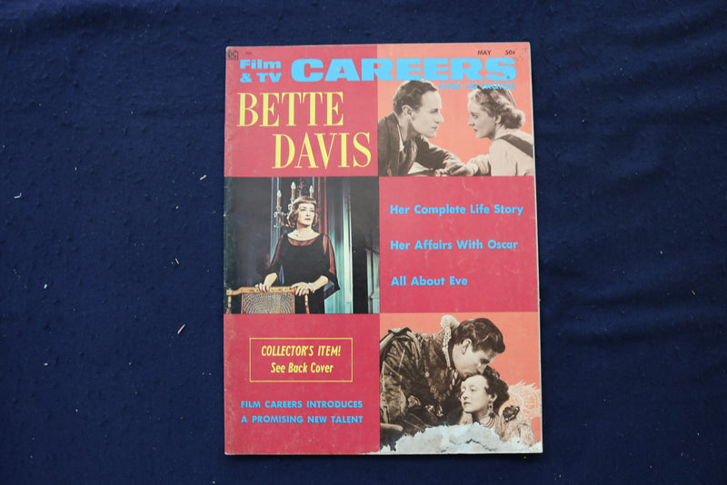 1964 MAY FILM & TV CAREERS MAGAZINE - BETTE DAVIS COVER - E 18626