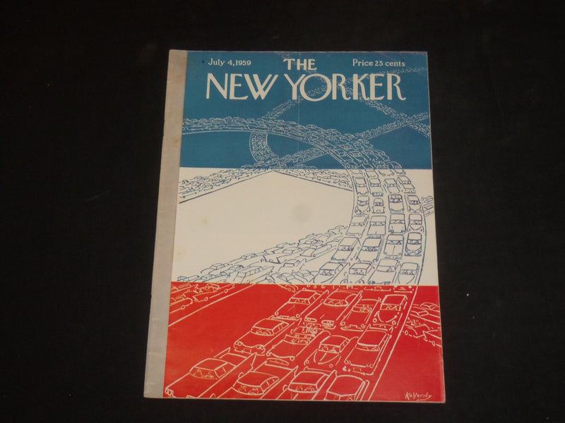 1959 JULY 4 THE NEW YORKER MAGAZINE - ILLUSTRATED COVER - NY 1070