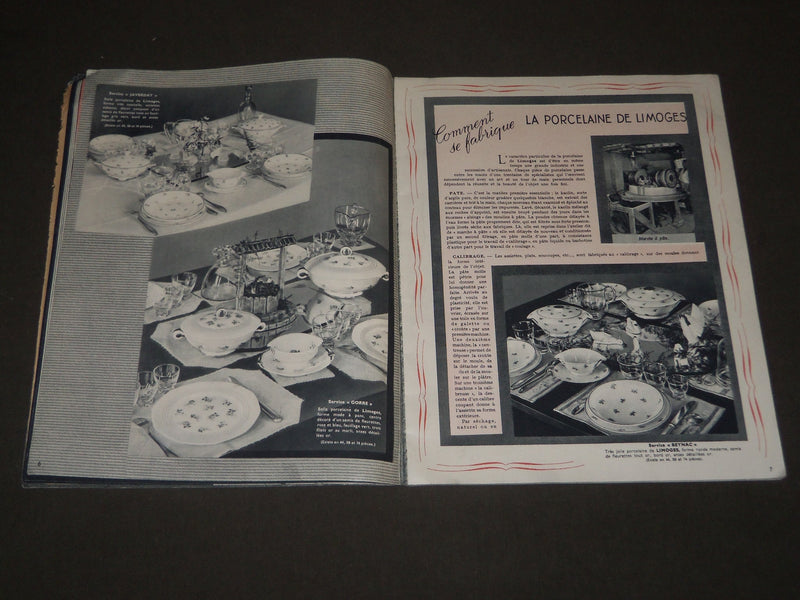 1950'S SALMON & LIMOGES CIE LES PORCELAINES FRENCH CATALOGUE - FR 503