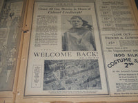 1927 JUNE 12 NEW YORK TIMES - NATION PAY ITS HOMAGE TO LINDBERGH - NT 5067