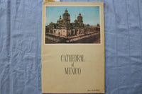 1950'S CATHEDRAL OF MEXICO BY REV. M. GOMEZ - SOFTCOVER BOOK - K 2995