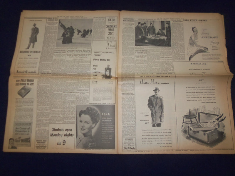 1945 JAN 15 NEW YORK TIMES - RUSSIANS CROSS LAST RIVER BEFORE CRACOW - NP 6653