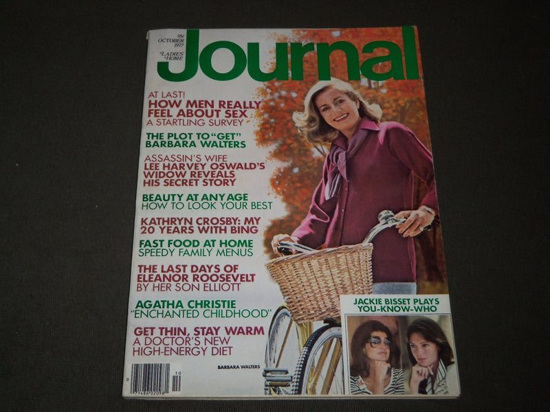 1977 OCTOBER LADIES' HOME JOURNAL MAGAZINE - BARBARA WALTERS COVER - B 3117