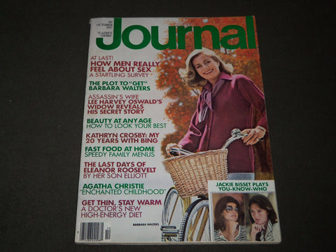 1977 OCTOBER LADIES' HOME JOURNAL MAGAZINE - BARBARA WALTERS COVER - B 3117