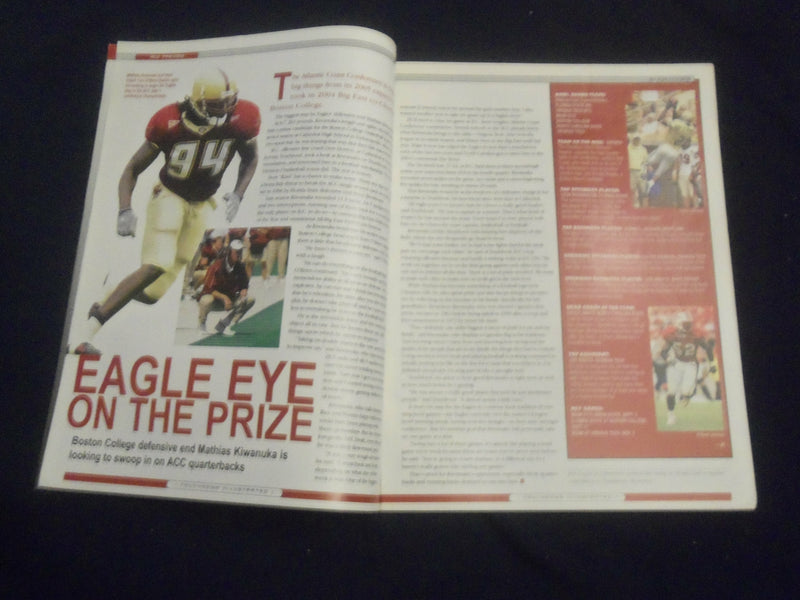 2005 TOUCHDOWN ILLUSTRATED MAGAZINE-ISSUE 1 -SEASON PREVIEWS- DIV I-A - SP 1219H