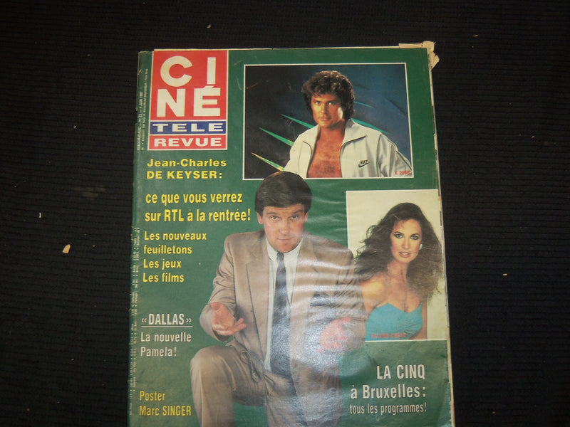 1987 JUNE 4 CINE TELE-REVUE FRENCH MAGAZINE - PATRICK SWAYZE COVER - E 24718
