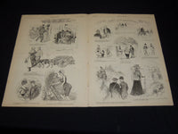 1897 JOURNAL AMUSANT ILLUSTRE FRENCH MAGAZINE LOT OF 29 - FASHION ILLUS- O 3197D