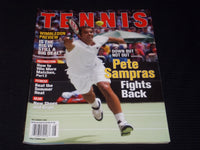 2002 JULY TENNIS MAGAZINE - PETE SAMPRAS FRONT COVER - E 2276