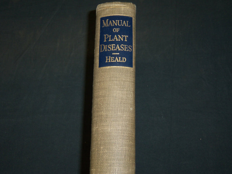 1933 MANUAL OF PLANT DISEASES BOOK BY FREDERICK DEFOREST HEALD - KD 5940