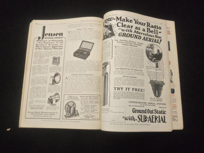 1928 SEPTEMBER CITIZENS RADIO CALL BOOK MAGAZINE AND SCIENTIFIC DIGEST - B 432I