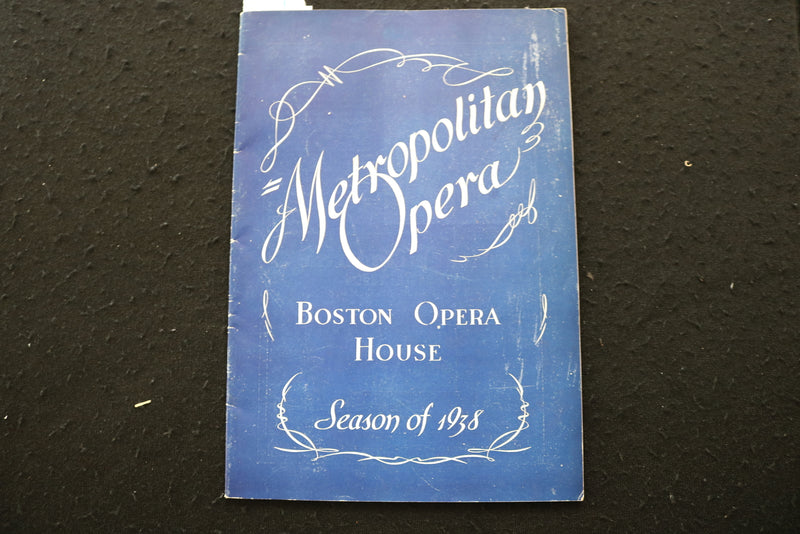 1938 MARCH 25 TRISTAN UND ISOLDE PROGRAM - BOSTON OPERA HOUSE - K 1860