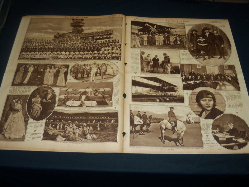 1920 FEBRUARY 15 NEW YORK TIMES PICTURE SECTION - GASSED BY SARGENT - NT 8773