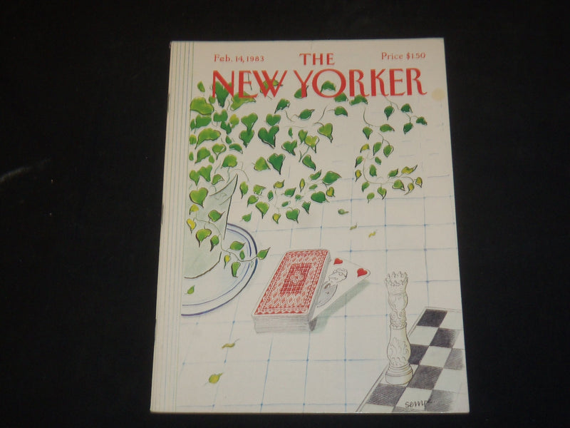1983 FEBRUARY 14 THE NEW YORKER MAGAZINE - ILLUSTRATED COVER - NY 1261